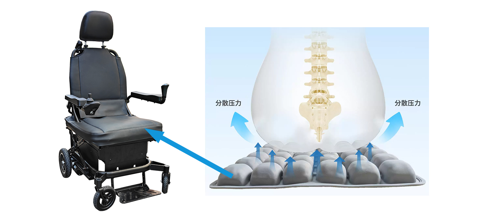 立体气囊坐垫